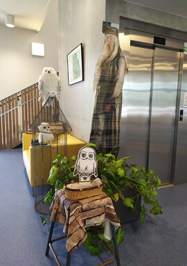 Hall d'entrée et Dumbledore