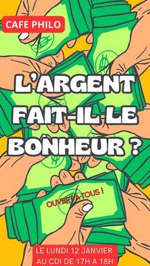 Des mains tenant des billets de banque. L'argent fait-il le bonheur?