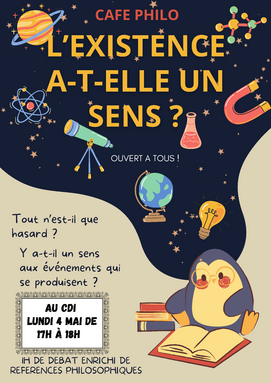 Report du café philo au 4 mai 2026